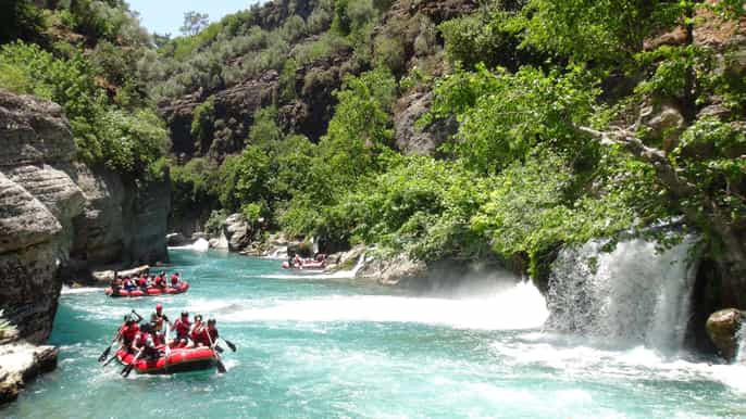 koprulu canyon fullday rafting and canyoning tour