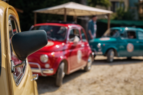 Florenz: Weinprobe & Lunch mit klassischem Fiat 500