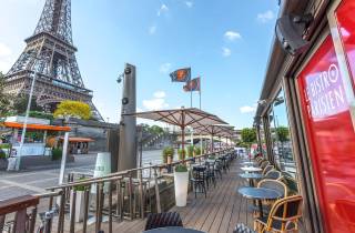 Paris: Bootsfahrt & Mittagessen in Pariser Bistro