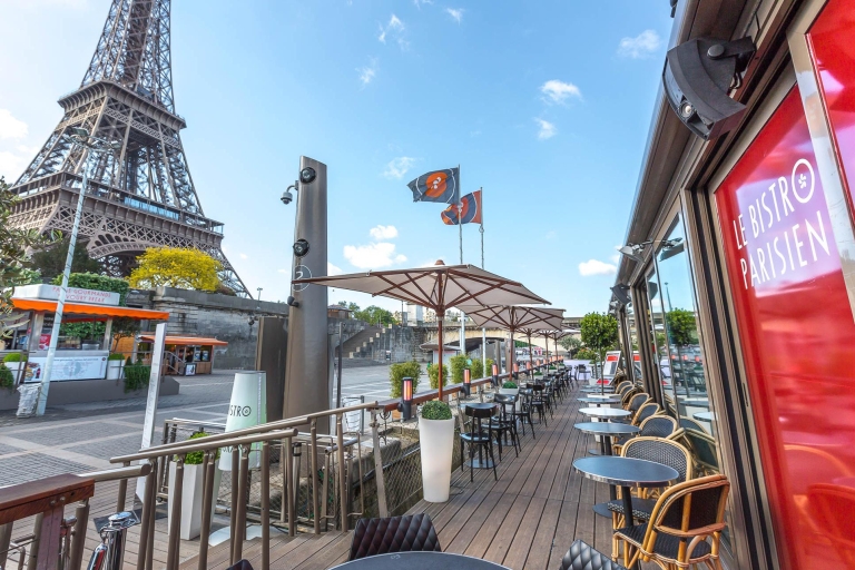 Paris : croisière touristique et déjeuner au bistroParis : croisière touristique et déjeuner au Bistro Parisien