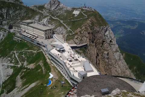 Winter Panorama Mount Pilatus: Small Group Tour from Basel Pilatus (Winter) small group tour from Basel