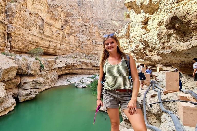 Wadi Shab Adventure Hike, Swim, Hidden Cave, Beach, Sinkhole
