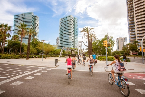 Barcelona Plaża 3-godzinny Bike TourWycieczka po włosku