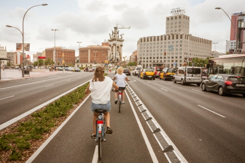 Tour de 3 horas en bici por Montjuic, BarcelonaTour en bicicleta de 3 horas por Barcelona Montjuic en catalán
