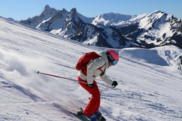 Suisse : Visite privée d'une journée de ski pour tous les niveauxVisite d'une jounée de 12 heures