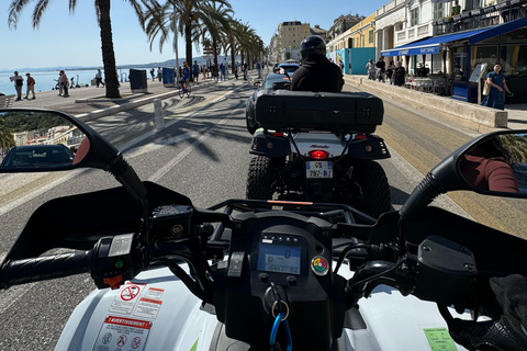 NICE MED ELEKTRISK QUAD:Panoramatur från Nice med mellanmål