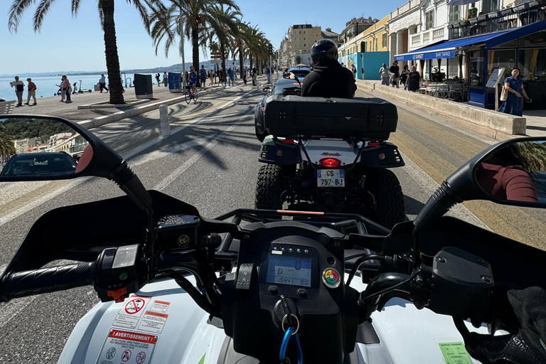 NICE EN QUAD ÉLECTRIQUE : tour panoramique de Nice avec collation