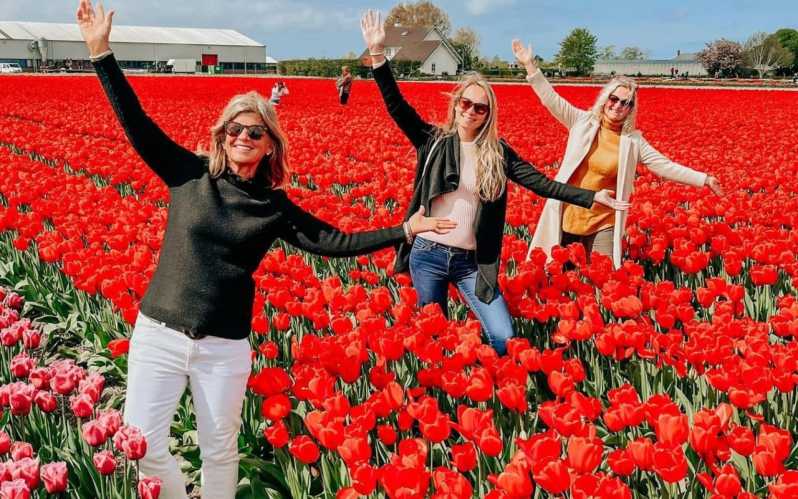 Amsterdam: Keukenhof, tour di un'intera giornata alla fattoria dei tulipani con crociera