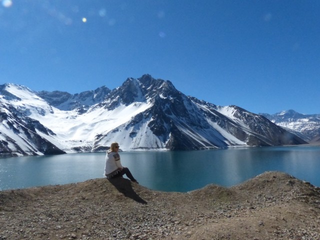 Visit Andes Day Lagoon: Embalse El Yeso Tour from Santiago in Santiago