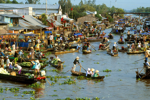 De Ho Chi Minh: excursion privée d'une journée au marché flottant de Cai RangMarché flottant de Cai Rang et excursion privée d'une journée dans le delta du Mékong