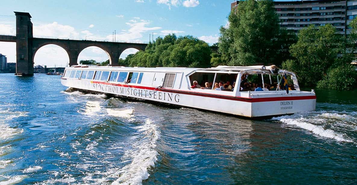 Stockholm : croisière sous les ponts