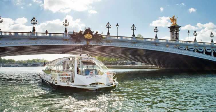 Paris: Hop-On Hop-Off Sightseeing Cruise 1-Day/2-Day Pass