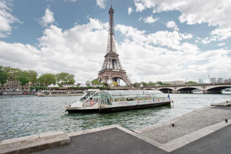 Paris: Bilhete de Barco Hop-On Hop-Off de 1 ou 2 Dias