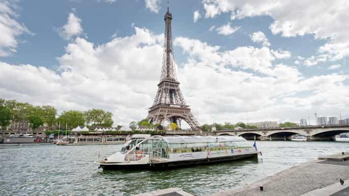 Paris: Seine River Hop-On Hop-Off Sightseeing Cruise