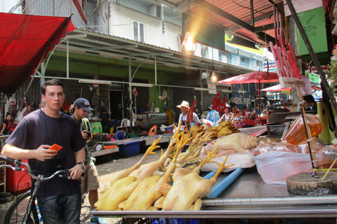 Bangkok całodniowa Bike Tour pomoca łodzi i lunch