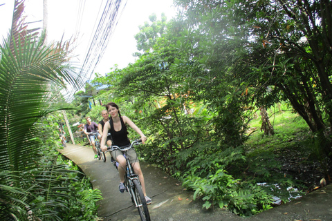 Bangkok całodniowa Bike Tour pomoca łodzi i lunch