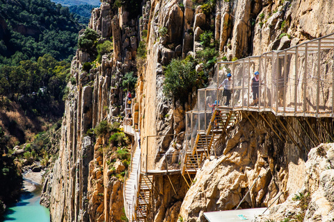 From Malaga and Costa del Sol: Excursion to Caminito del Rey English Tour