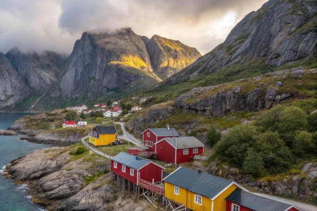 Fototur med höjdpunkter i Nusfjord och den vilda Atlanten
