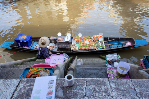 Från BANGKOK: Järnvägsmarknaden och Amphawa flytande marknad