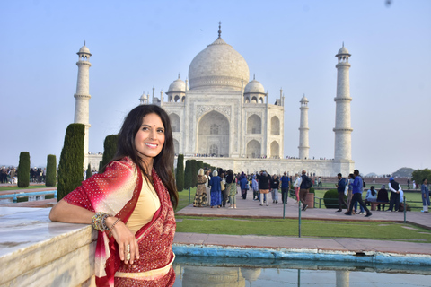 Taj Mahal Day Trip from Delhi by Gatimaan Express Train Option 2: Agra Local Tour - Car, Driver & Guide