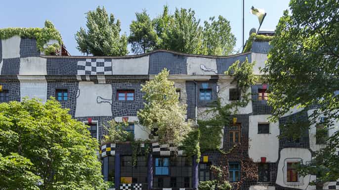 viena museo hundertwasser en kunsthauswien