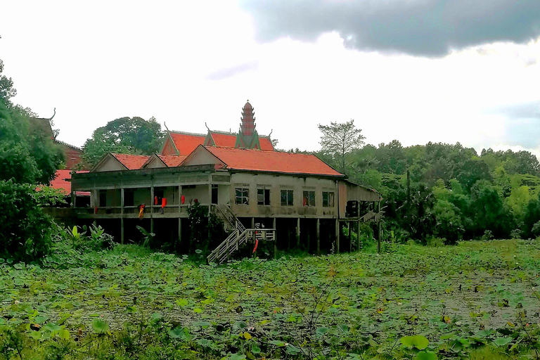 Siem Reap: Vissen in de rijstvelden, in de dorpen van Siem Reap