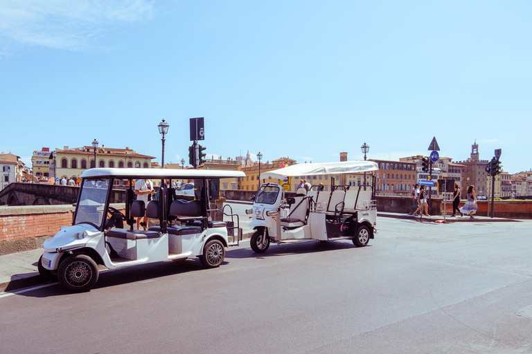 Golf Cart Tour of Florence Michelangelo & Panoramic Hills Florence: Private 60-Minute Eco-Friendly Golf Cart City Tour