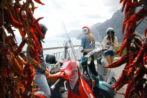 Amalfi Coast and Sorrento: Vespa Day Tour