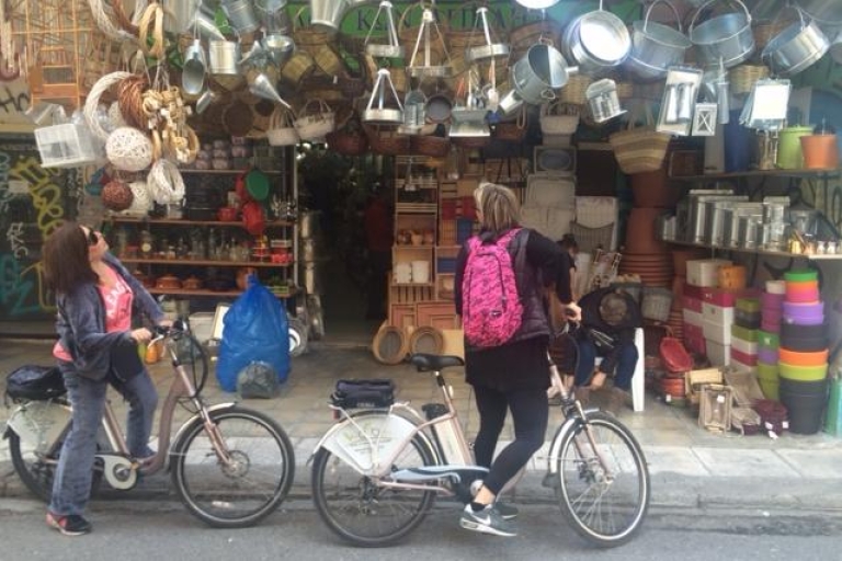 Wycieczka rowerem elektrycznym po greckim życiu i sztuce ulicznejOpcja standardowa