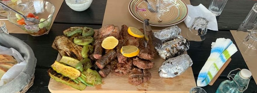 Mykonos : barbecue dans une ferme de Mykonos