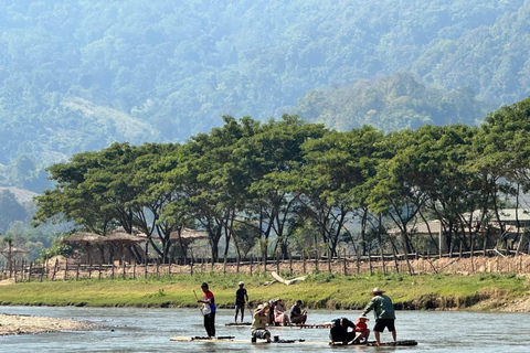 Chiang Mai Adventure: Rafting, ATV & Elephants Experience. Bamboo rafting (4km.) & 1 hrs. ATV.