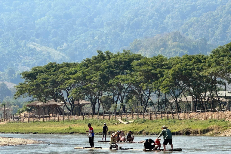 Chiang Mai Adventure: Rafting, ATV & Elephants Experience. Bamboo rafting (4km.) & 1 hrs. ATV.