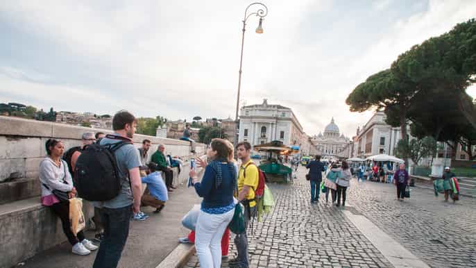 rome illuminati tour in german by minivan
