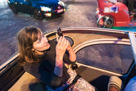 Paris: Privat kvällsrundtur i klassisk Citroën & champagne