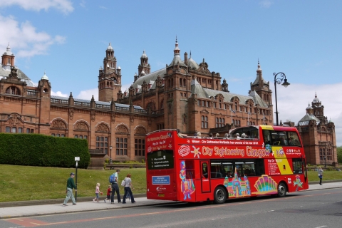 Glasgow : visite touristique en bus à arrêts multiplesGlasgow : billet pour bus à arrêts multiples - 2 jours