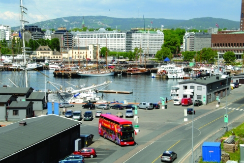 Oslo: hop on, hop off-bustour24-uurs hop on, hop off-busticket