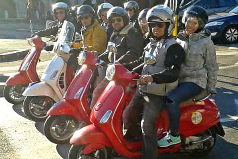 Rome 24-uurs Vespa-verhuur