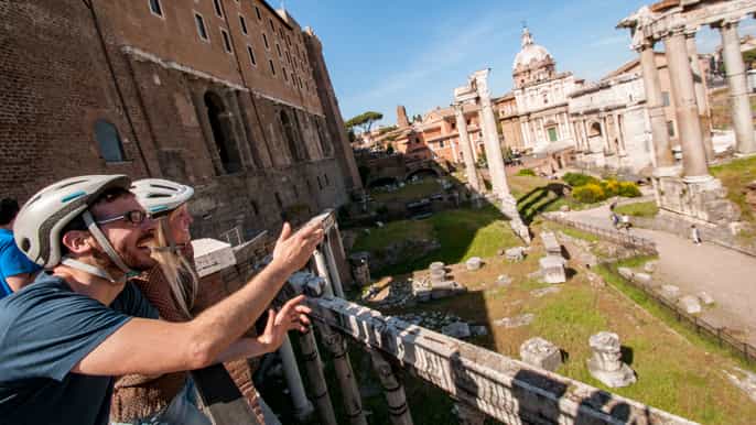 tour privado de 3h en segway/ninebot césares de roma