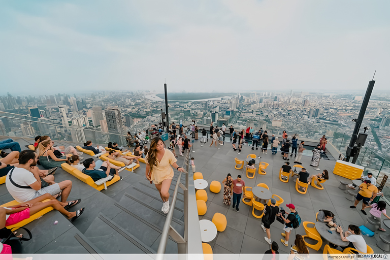 Bangkok: Mahanakhon SkyWalk Observation Deck Entry Ticket Sunset: Ticket, Photo, Coupon, Skyverse. Last Entry 6:30 PM