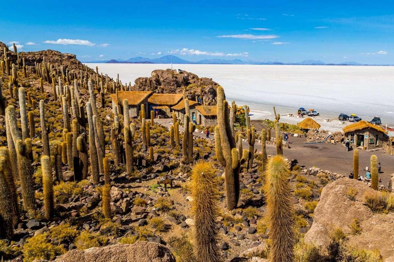 Von Uyuni aus: Tour durch die Salinen von Uyuni + Fotoshooting + Sonnenuntergang