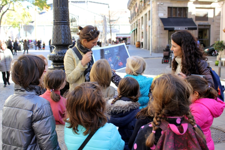 Barcelona: Barrio Gótico Dragon Tour for Families Private Tour in German