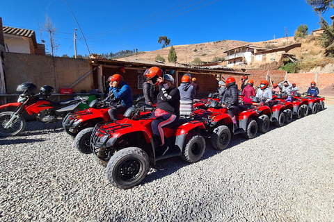 From Cusco: Quad bike tour Moray and Salt Mines Private ATV Tour – Single Rider + Entrance Fees Included