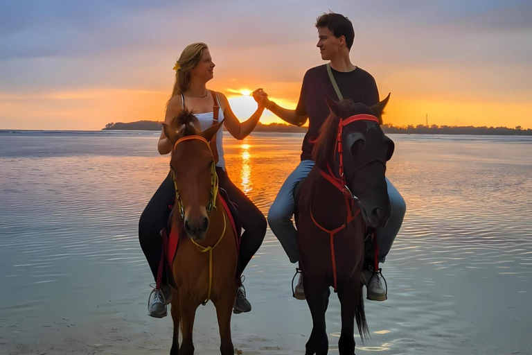 Gili Meno : 1 heure d&#039;équitation sur la plage avec transfert à l&#039;hôtel