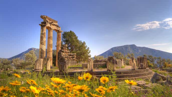 ab athen private selbstgeführte tagestour nach delphi