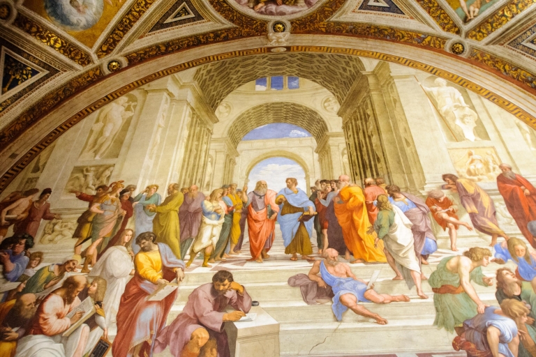 Vaticaanse Musea van 3 uur, Raphael Rooms & Sixtijnse KapelMorning Tour in het Engels