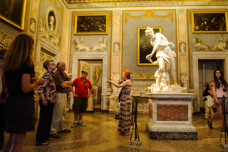 Roma: Visita guiada para pequenos grupos à Galeria Borghese e aos Jardins