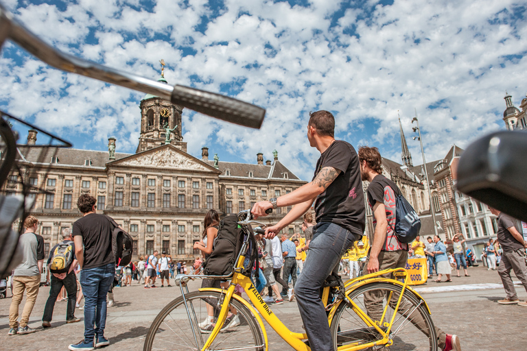 Amsterdam : visite guidée historique de 2 h à véloVisite en anglais ou néerlandais