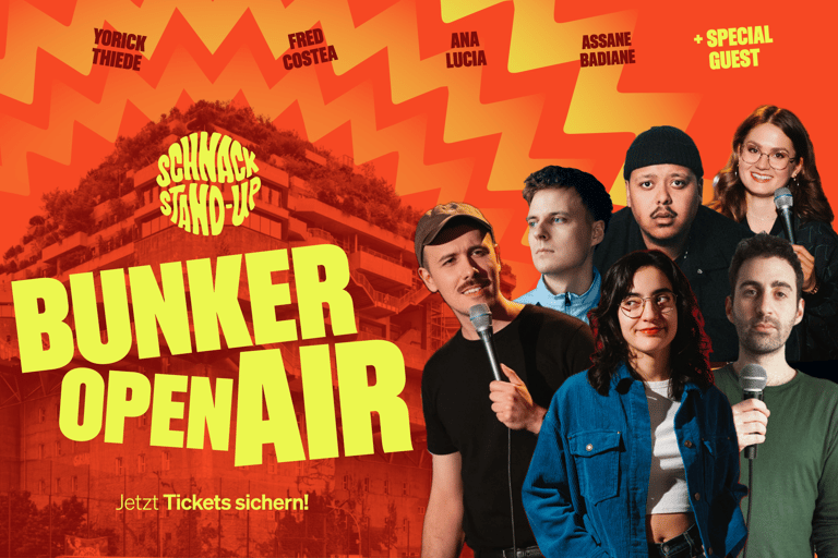 Open-Air Comedy at the Hamburg Bunker Open-Air Comedy on the Hamburg Bunker