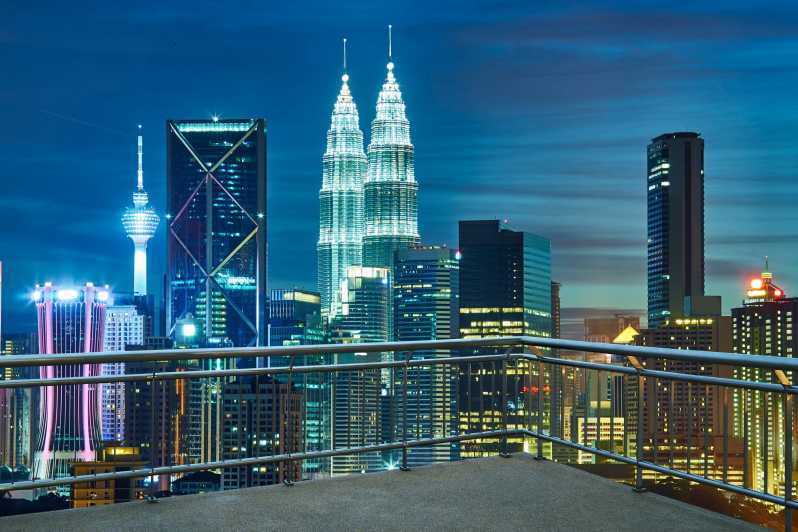 Visite nocturne des tours jumelles Petronas, Kuala Lumpur
