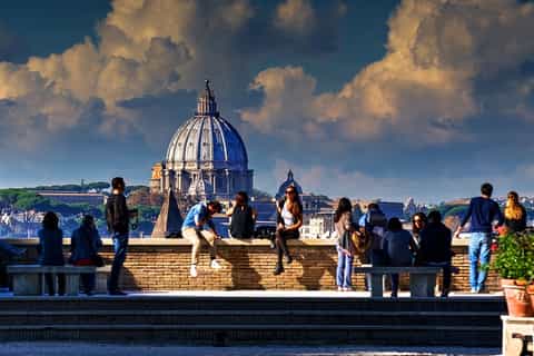 2,5-timers Aventino og Trastevere Segway Tour